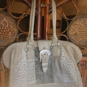 Shoulder rhinestone purse Silverake